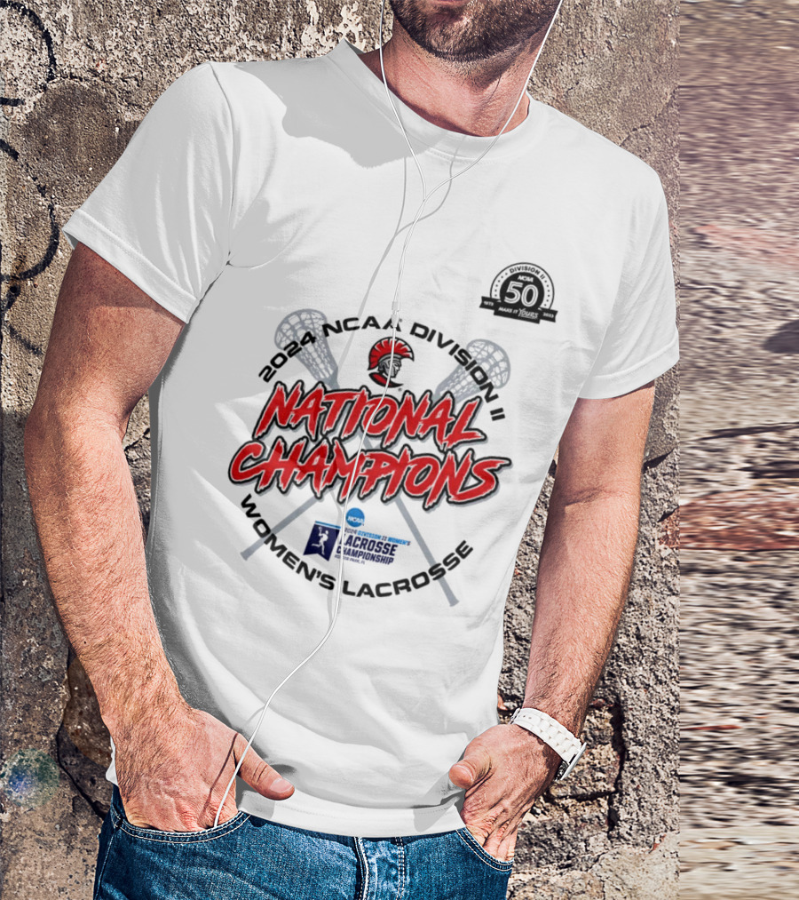 Tampa Spartans 2024 NCAA Division II Women's Lacrosse National Champions T-Shirt