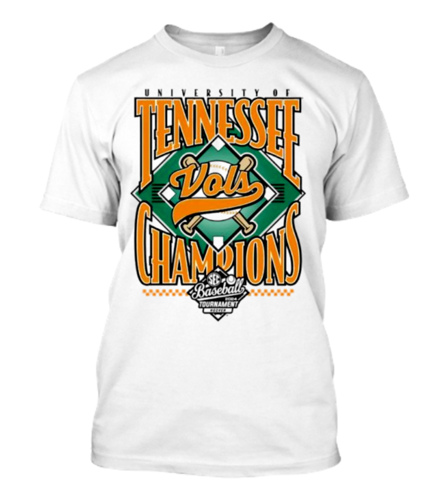 University Of Tennessee Vols Champions SEC Baseball Tournament 2024 Vintage T-Shirt