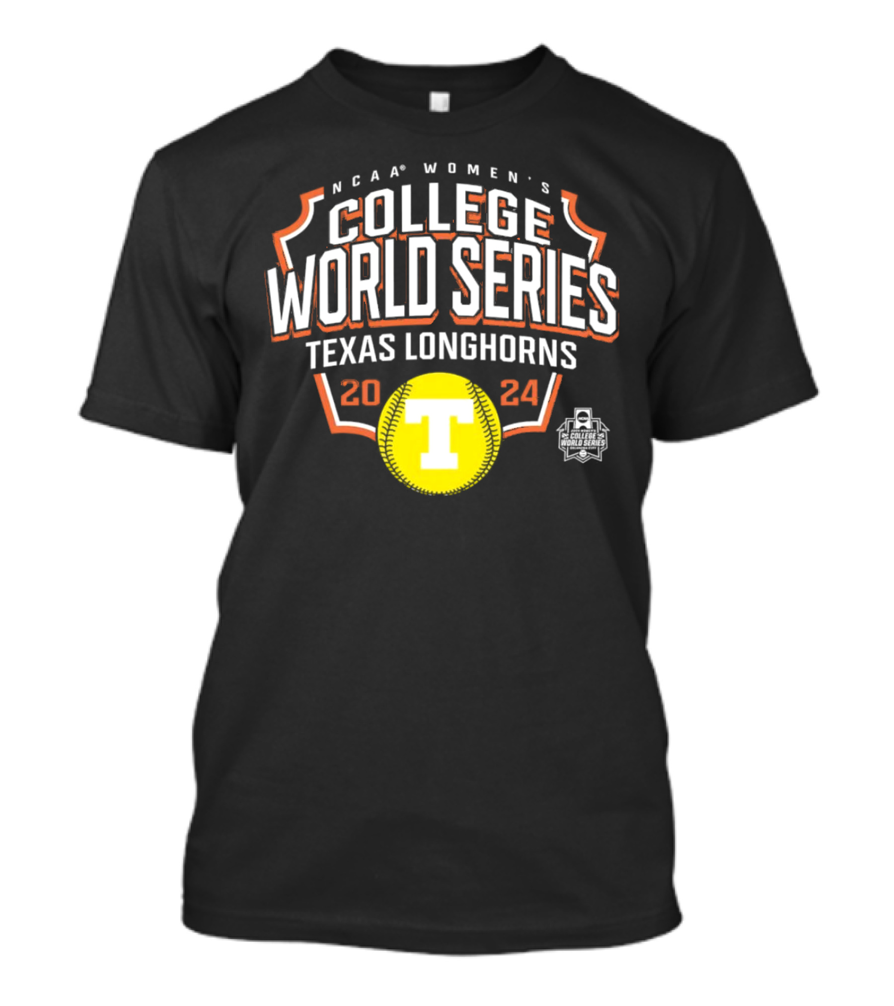NCAA Women's College World Series 2024 Texas Longhorns Softball T-Shirt