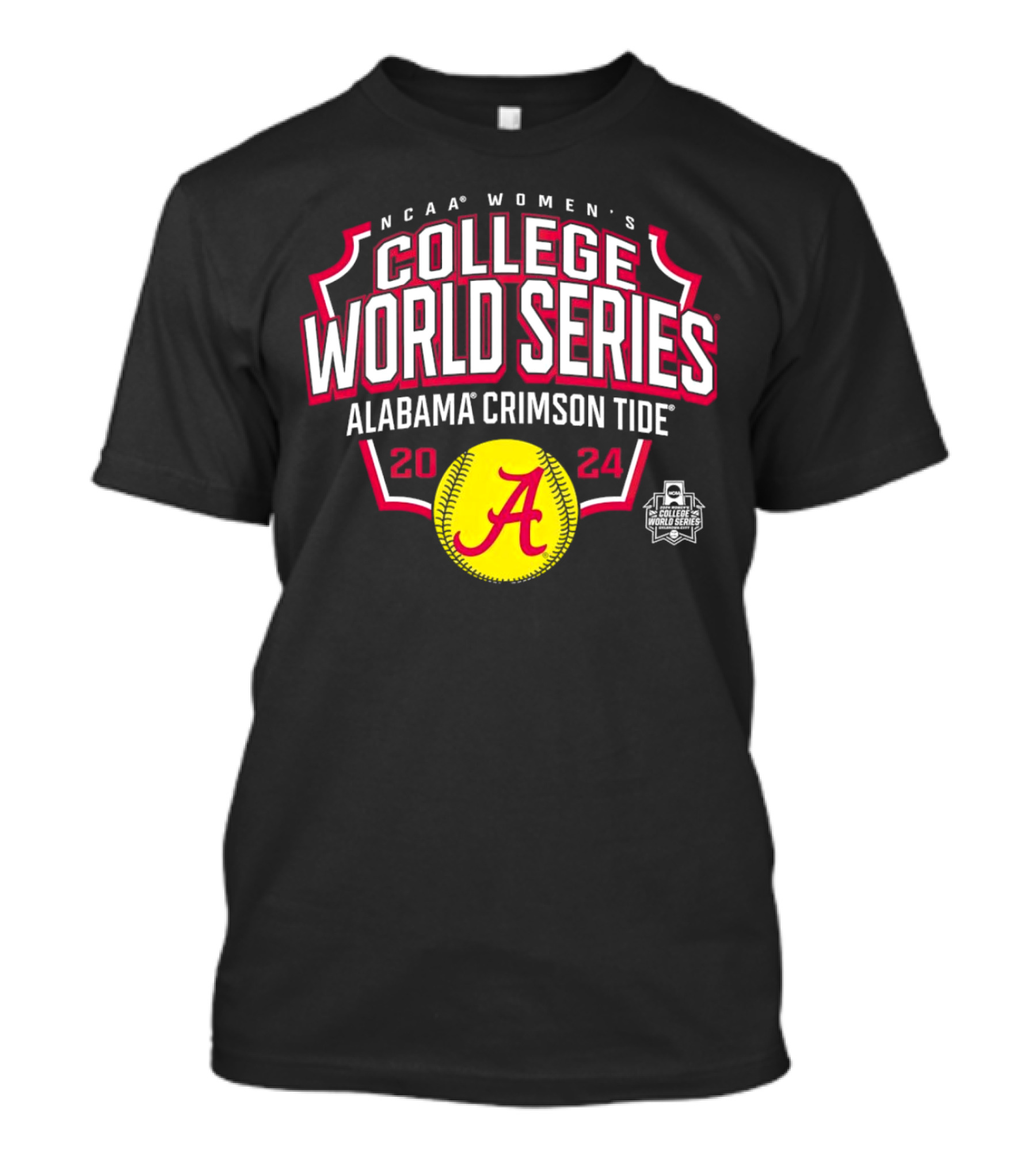 Alabama Crimson Tide 2024 NCAA Women's College World Series T-Shirt