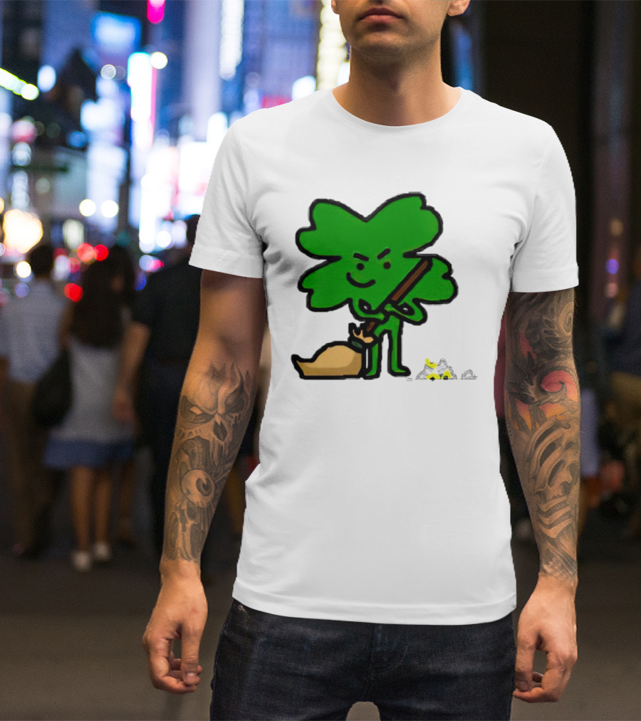 Boston Celtics Sweeping Shamrock Victory T-Shirt