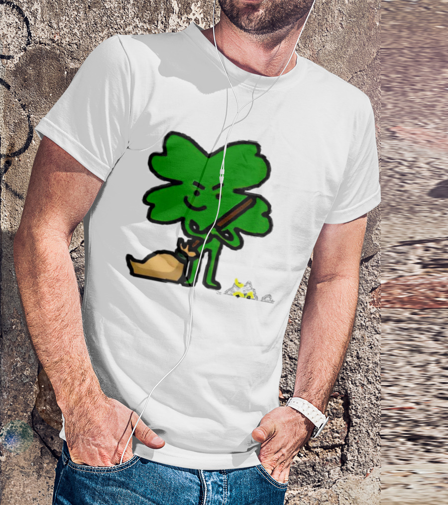 Boston Celtics Sweeping Shamrock Victory T-Shirt