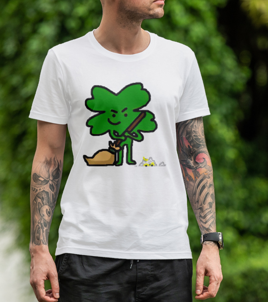 Boston Celtics Sweeping Shamrock Victory T-Shirt