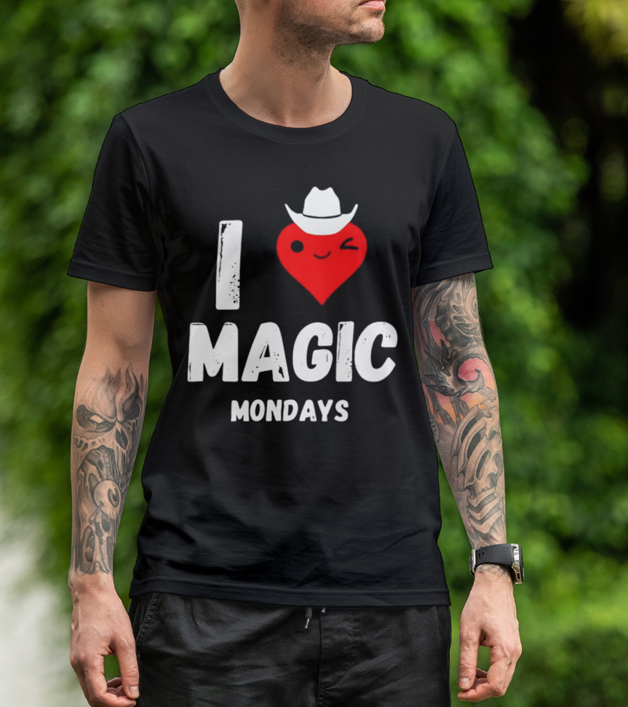 I Heart Cowboy Magic Mondays T-Shirt