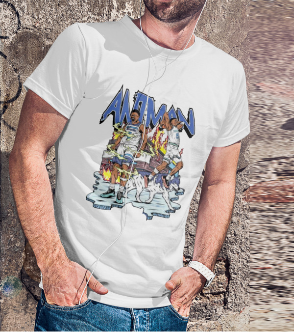 ANTMAN Basketball Wolves Dynamic Duo On The Court T-Shirt