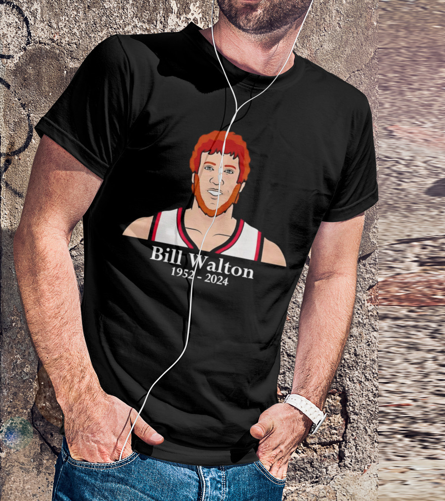 Bill Walton 1952-2024 Portland Trail Blazers Basketball T-Shirt
