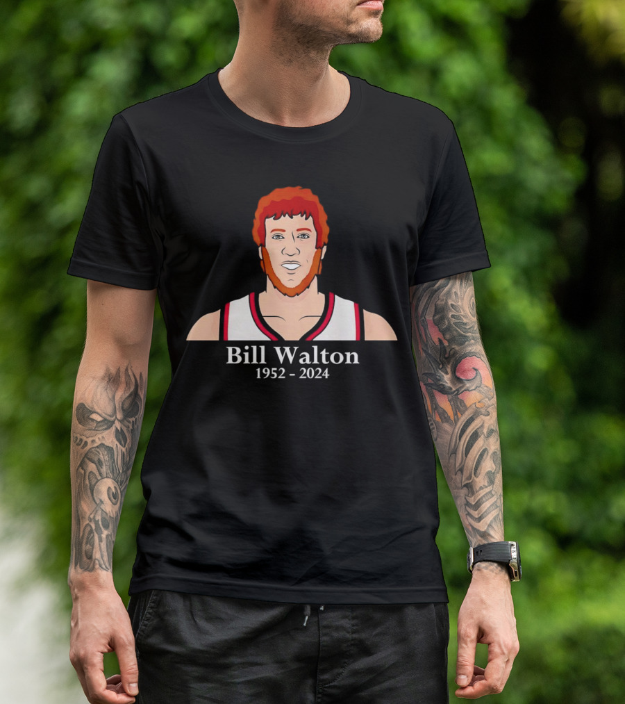 Bill Walton 1952-2024 Portland Trail Blazers Basketball T-Shirt