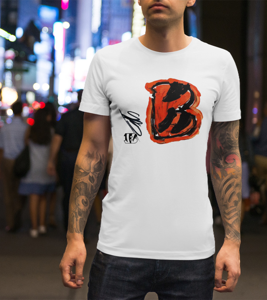 Rookies Cincinnati Bengals Bold Orange B T-Shirt