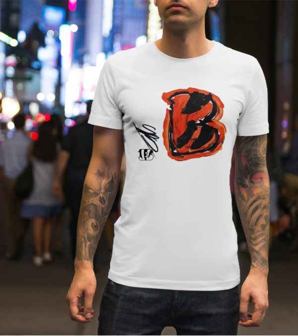 Rookies Cincinnati Bengals Bold Orange B T-Shirt
