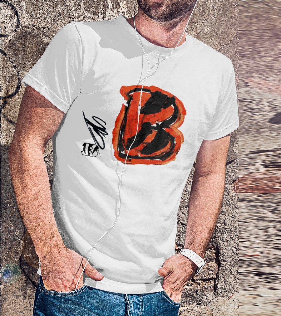 Rookies Cincinnati Bengals Bold Orange B T-Shirt