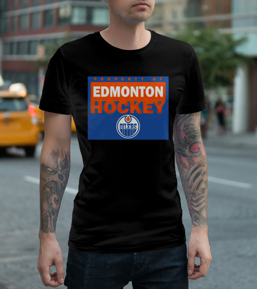 Property Of Edmonton Hockey Oilers T-Shirt