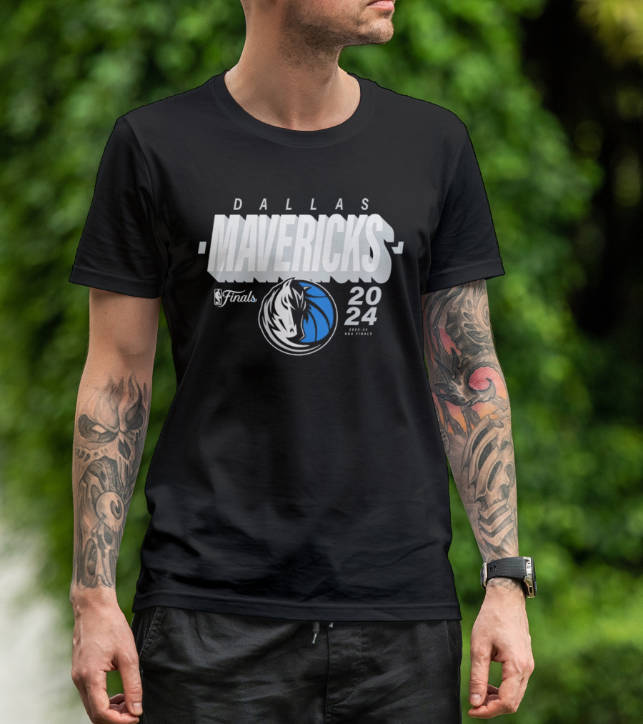 Dallas Mavericks 2024 NBA Finals Mavericks Logo Finals 2023-24 Season T-Shirt