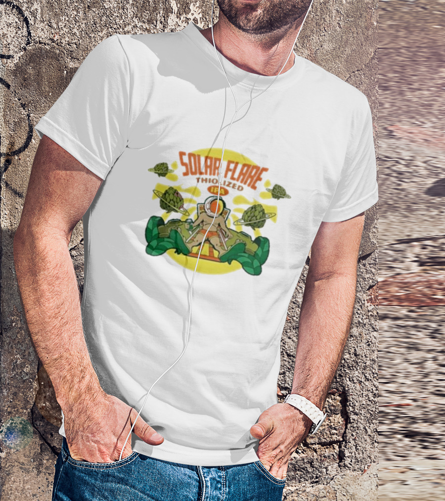 Solar Flare Thiolized Ipa Bright Sun Hop Astronaut Adventure T-Shirt