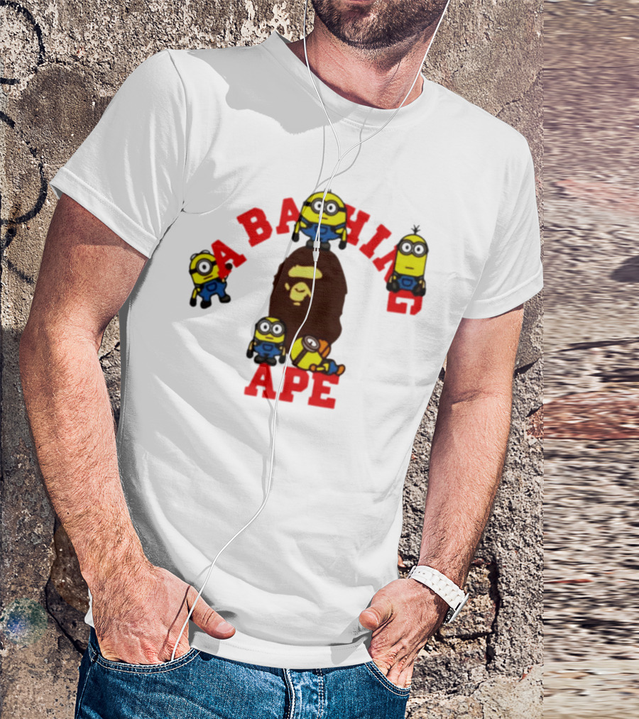 A Bathing Ape Minion Collaboration T-Shirt