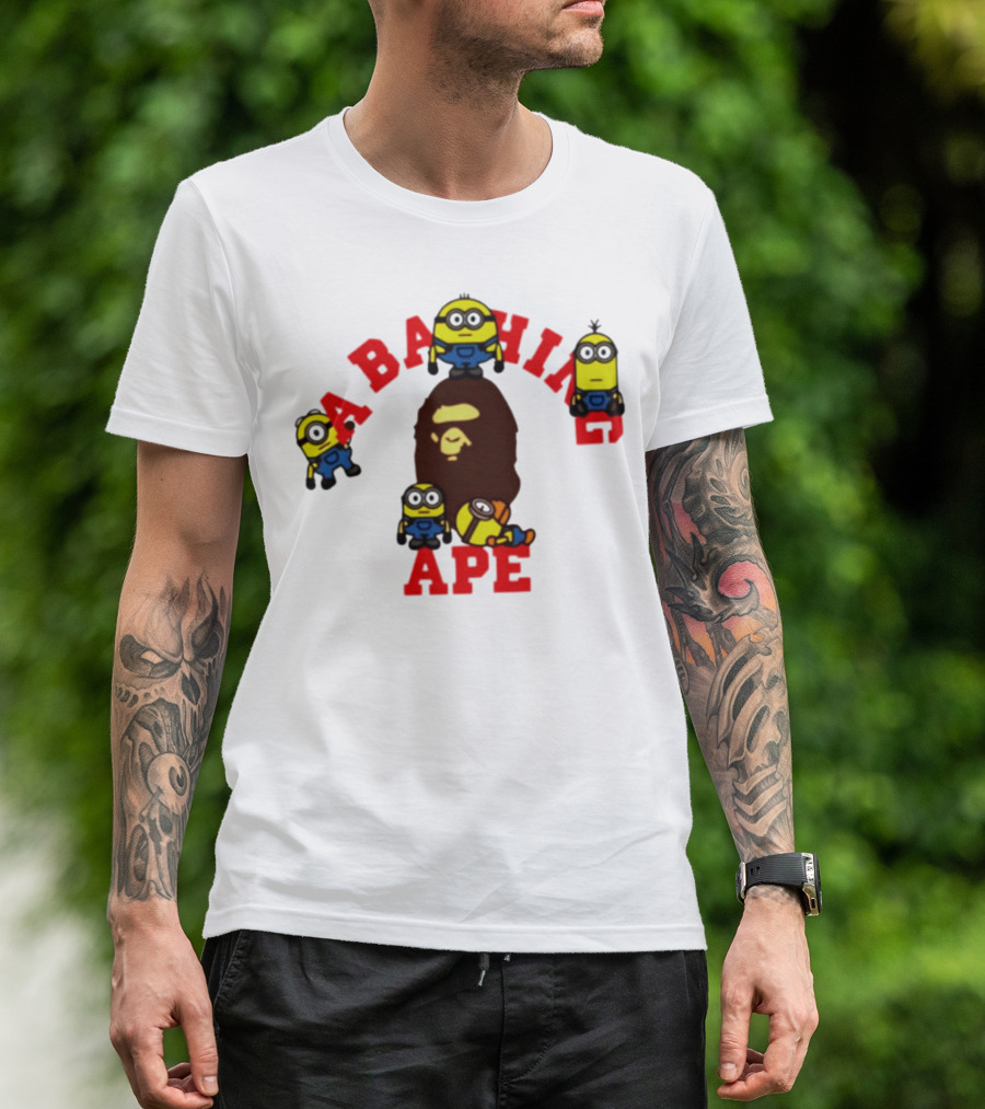 A Bathing Ape Minion Collaboration T-Shirt