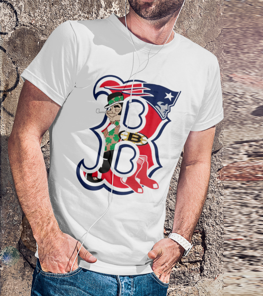 Boston City Of Champions Red Sox Patriots Celtics Bruins T-Shirt