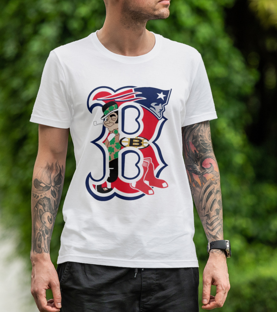 Boston City Of Champions Red Sox Patriots Celtics Bruins T-Shirt
