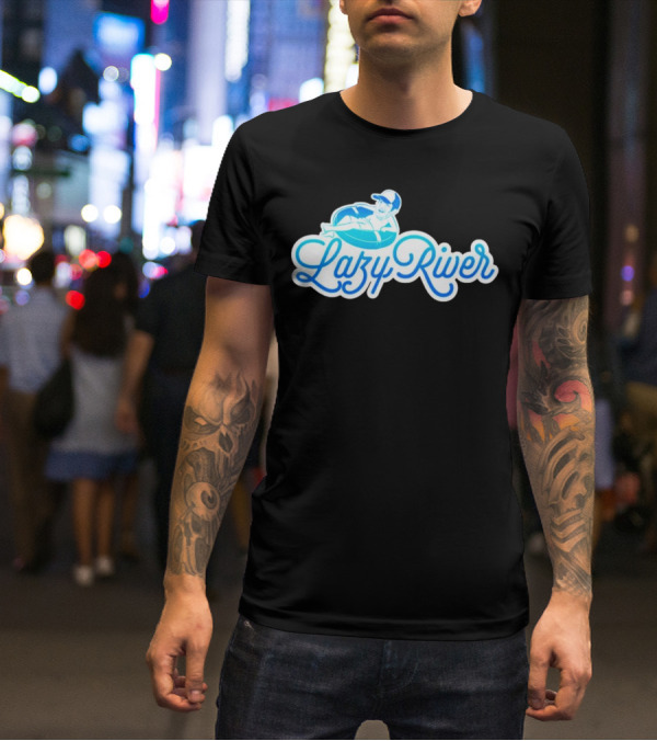 Lazy River Float Chill Relaxation Cartoon T-Shirt