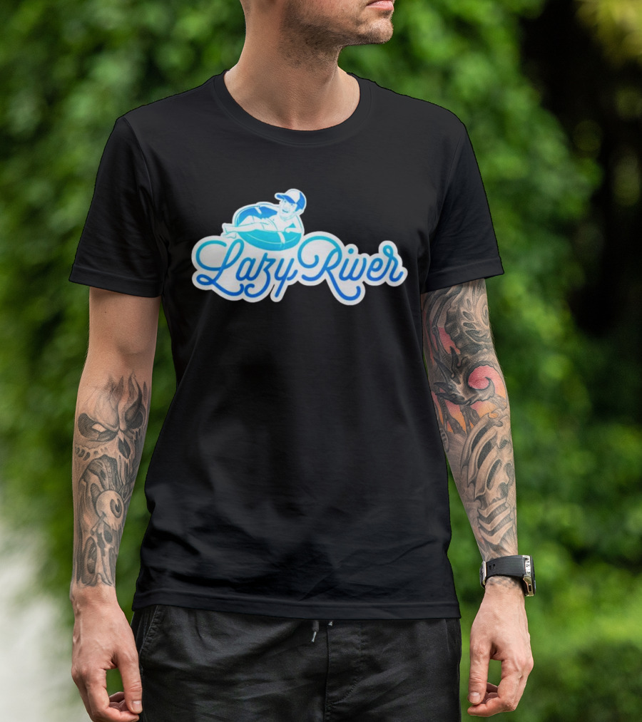 Lazy River Float Chill Relaxation Cartoon T-Shirt