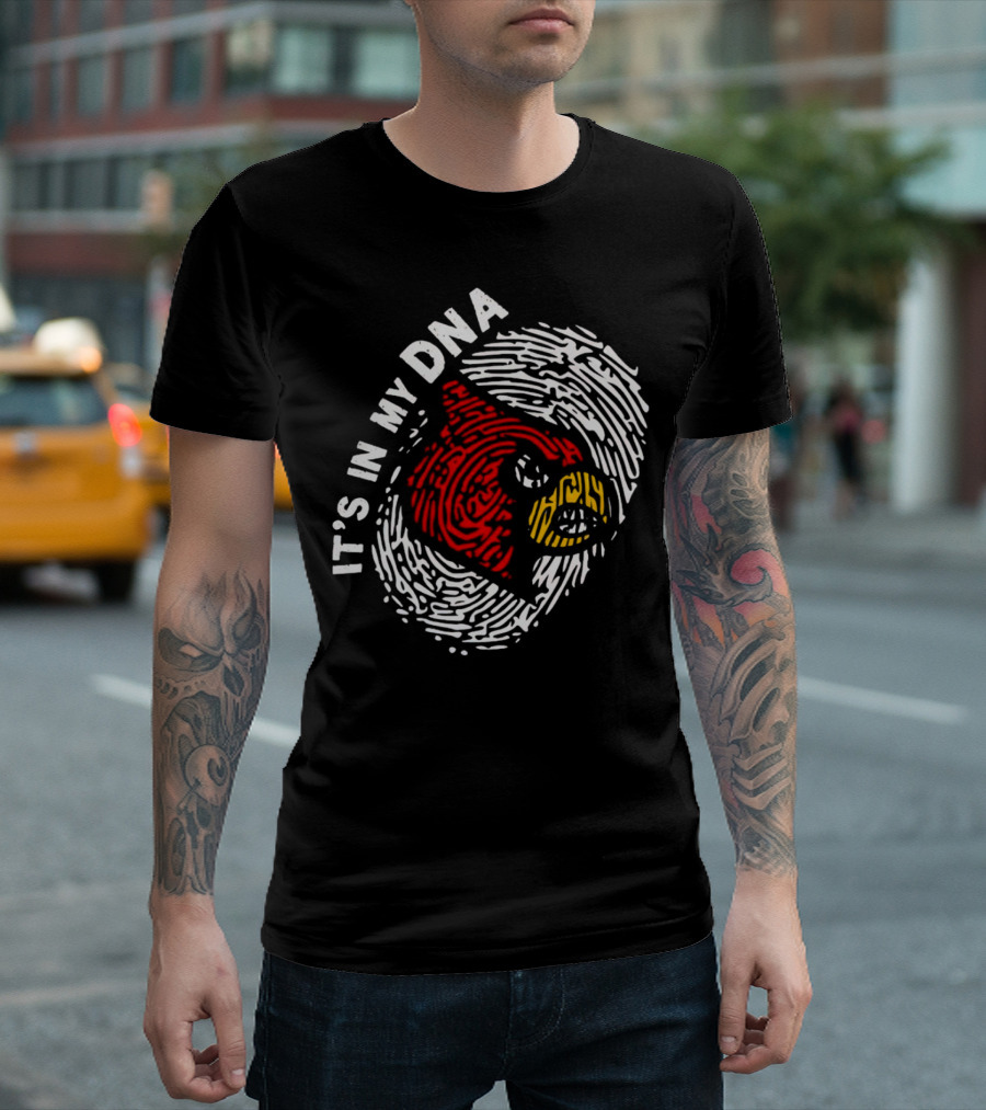 Louisville Cardinals It’s In My DNA Fingerprint T-Shirt