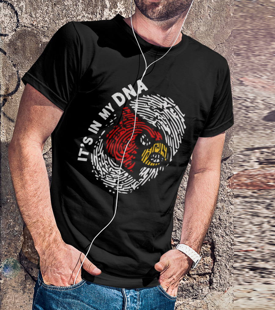 Louisville Cardinals It’s In My DNA Fingerprint T-Shirt