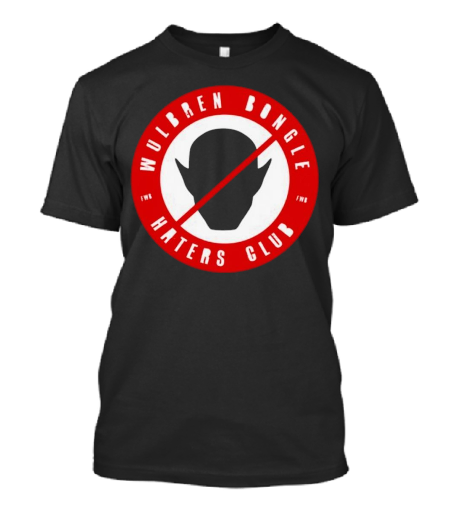 Wulbren Bongle Haters Club Red Circle T-Shirt