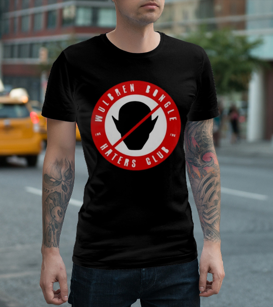 Wulbren Bongle Haters Club Red Circle T-Shirt