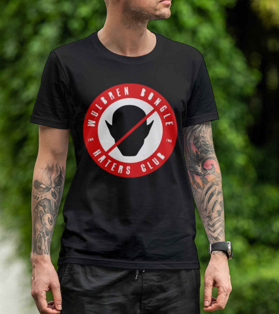 Wulbren Bongle Haters Club Red Circle T-Shirt