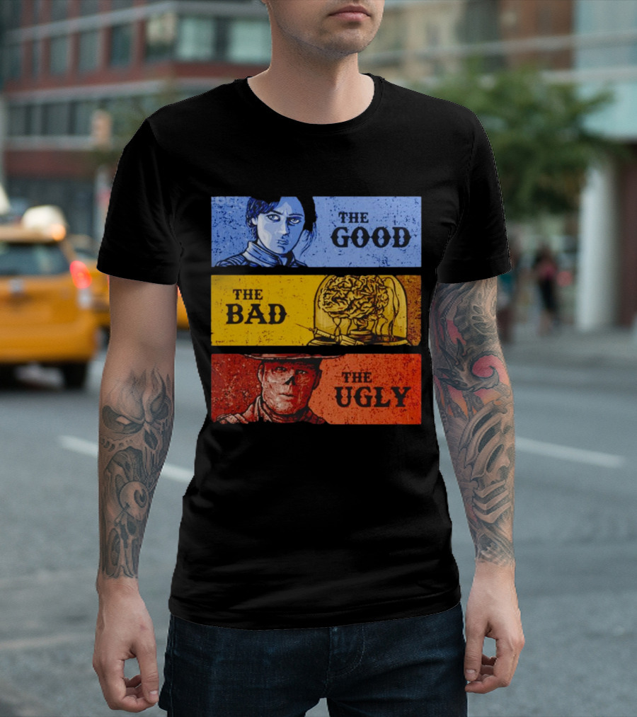 Fallout The Good The Bad The Ugly Character Carousel T-Shirt
