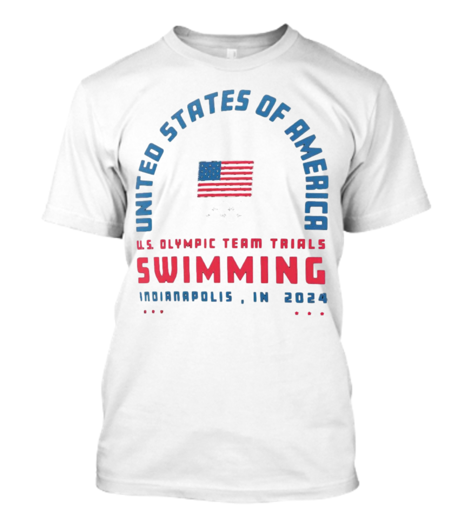 UNITED STATES OF AMERICA U.S. OLYMPIC TEAM TRIALS SWIMMING INDIANAPOLIS IN T-Shirt