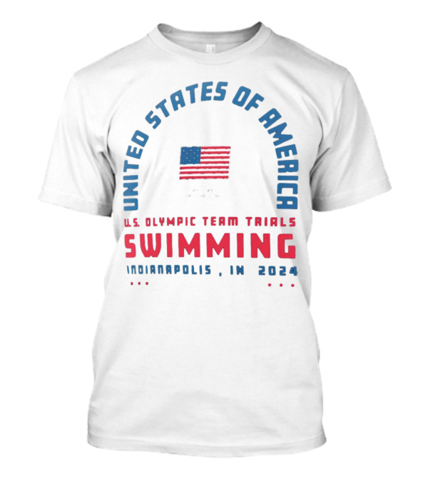 UNITED STATES OF AMERICA U.S. OLYMPIC TEAM TRIALS SWIMMING INDIANAPOLIS IN T-Shirt