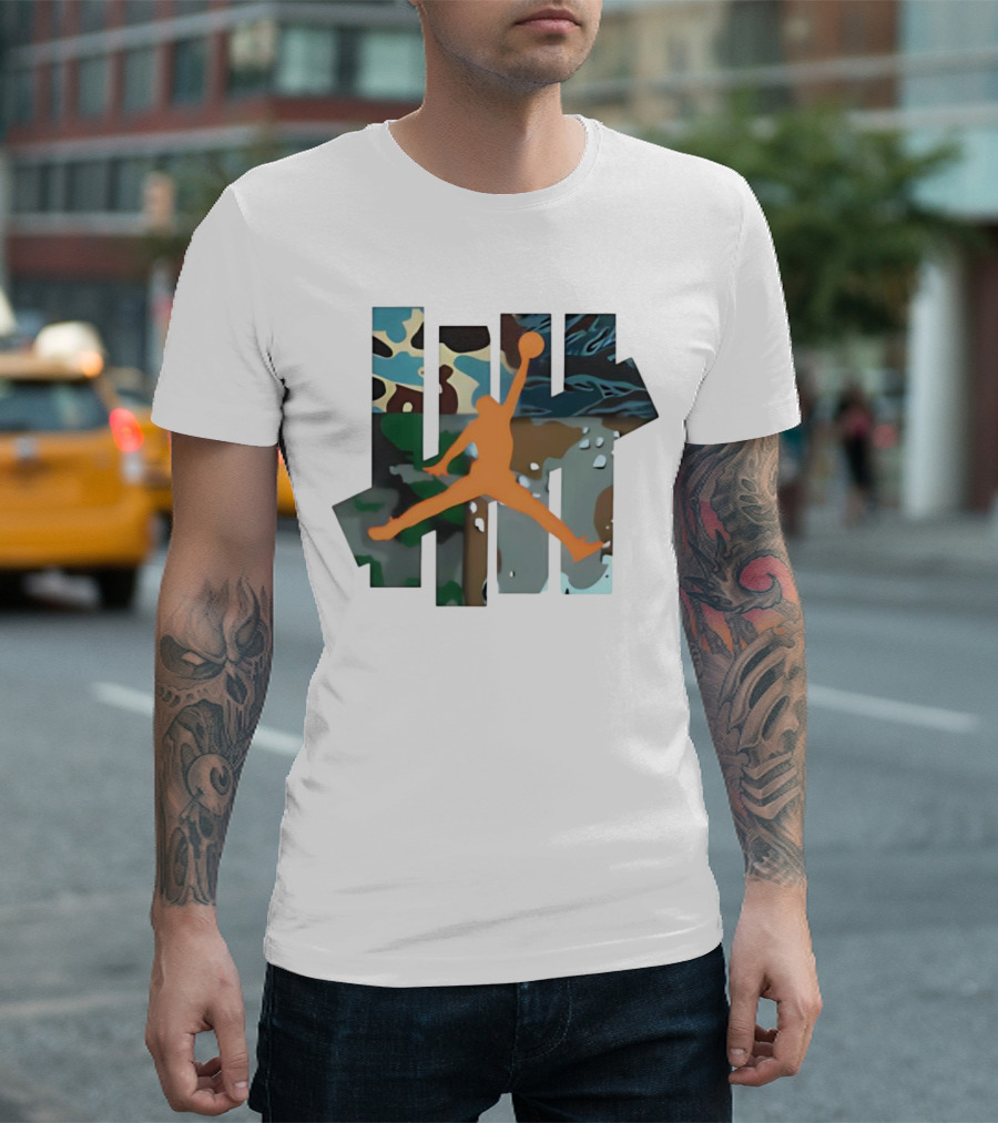 Luka Doncic Jordan x Undefeated Camo Jumpman Be More Prepared Than Anyone Else T-Shirt