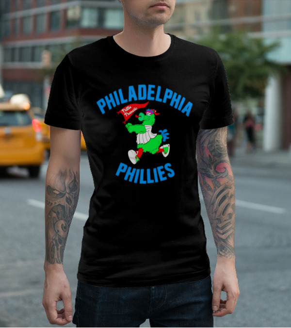 Philadelphia Phillies Phillie Phanatic Running T-Shirt