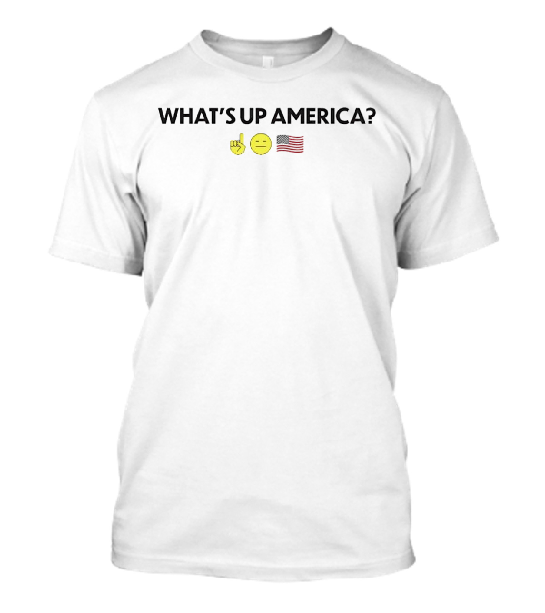 WHAT'S UP AMERICA 4TH OF JULY FLAG EMOJIS T-Shirt