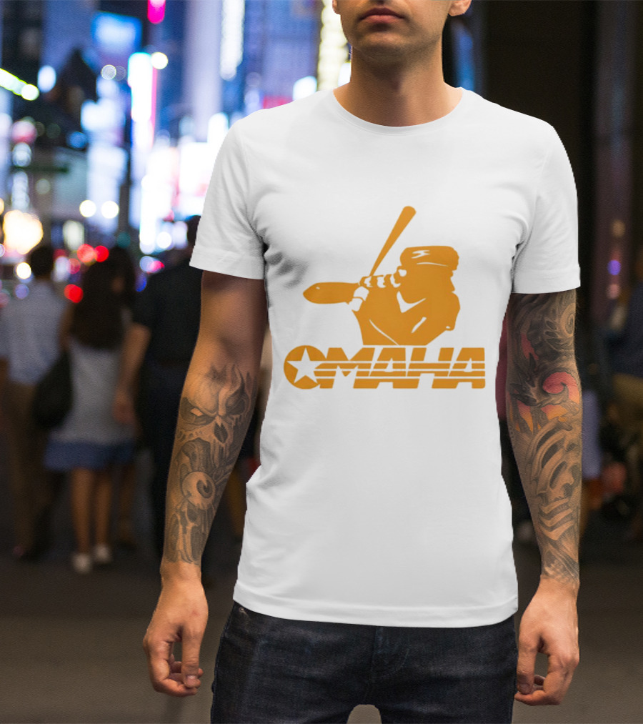 Omaha Baseball Player Star T-Shirt