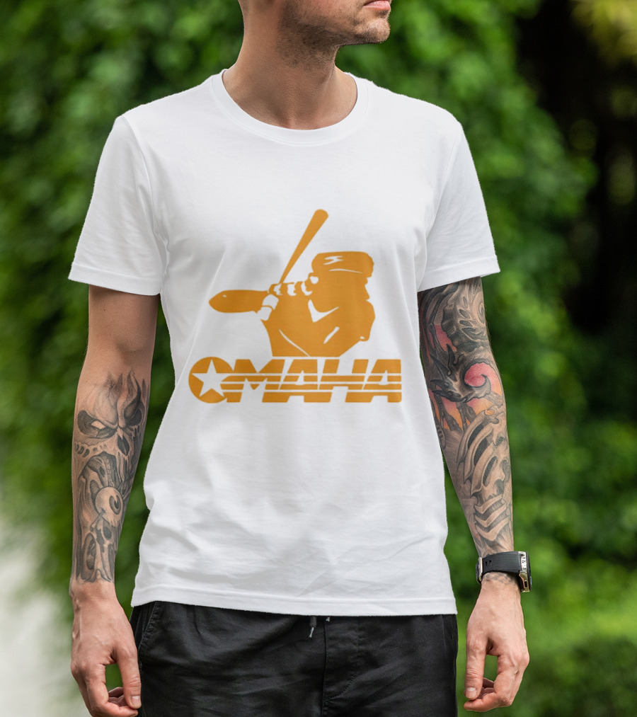 Omaha Baseball Player Star T-Shirt