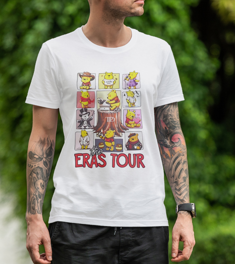 Winnie The Pooh In Diverse Costumes The Eras Tour T-Shirt