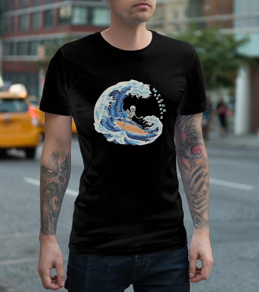 Myles Kennedy Skeleton Surf Wake T-Shirt