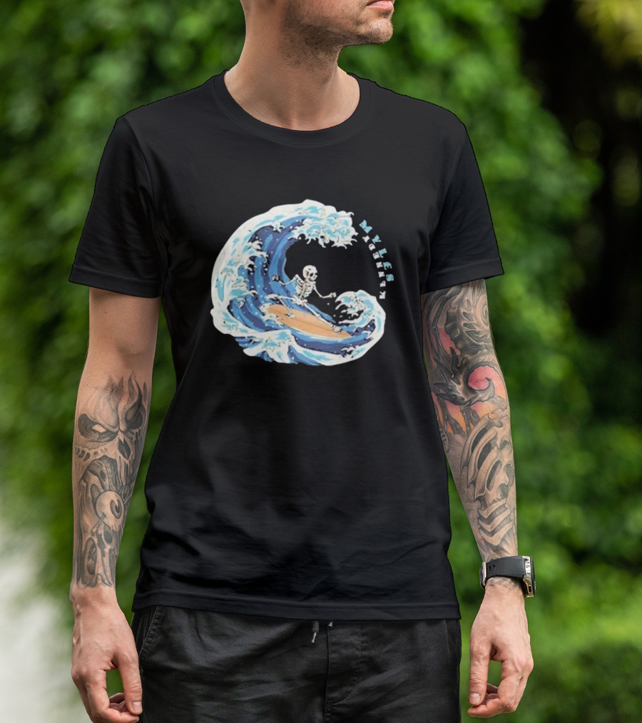 Myles Kennedy Skeleton Surf Wake T-Shirt
