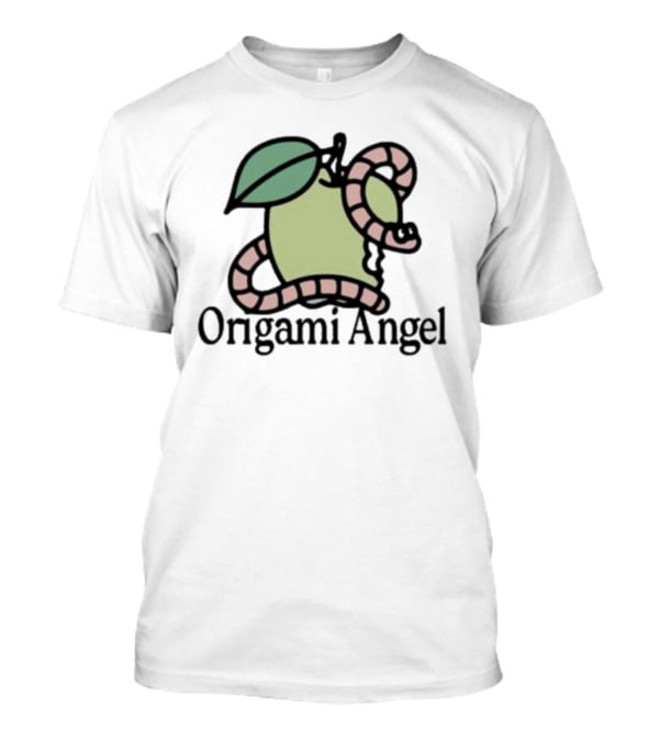 Origami Angel Apple Worm T-Shirt