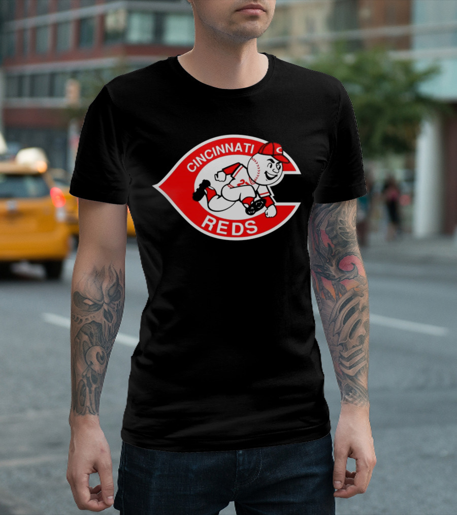 Cincinnati Reds Mascot MLB Baseball T-Shirt