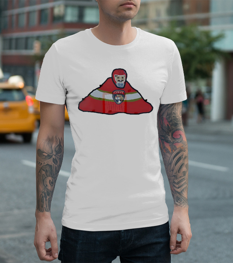 Florida Panthers Sergei Blob-Rovsky Hockey Goalie Net T-Shirt