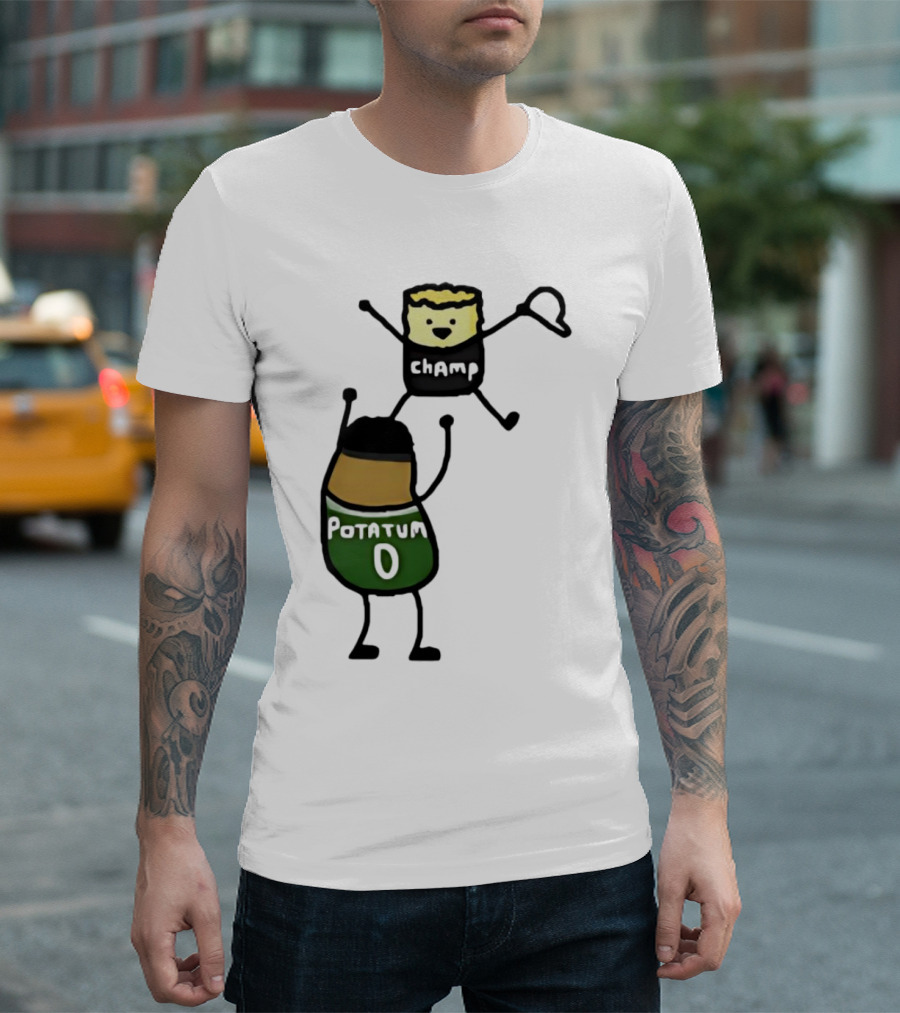 Potatum 0 and Champ Tot Victory T-Shirt