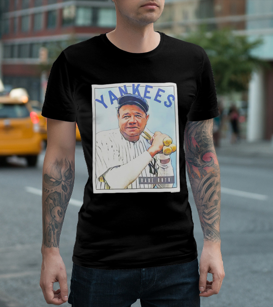 YANKEES Babe Ruth Baseball T-Shirt