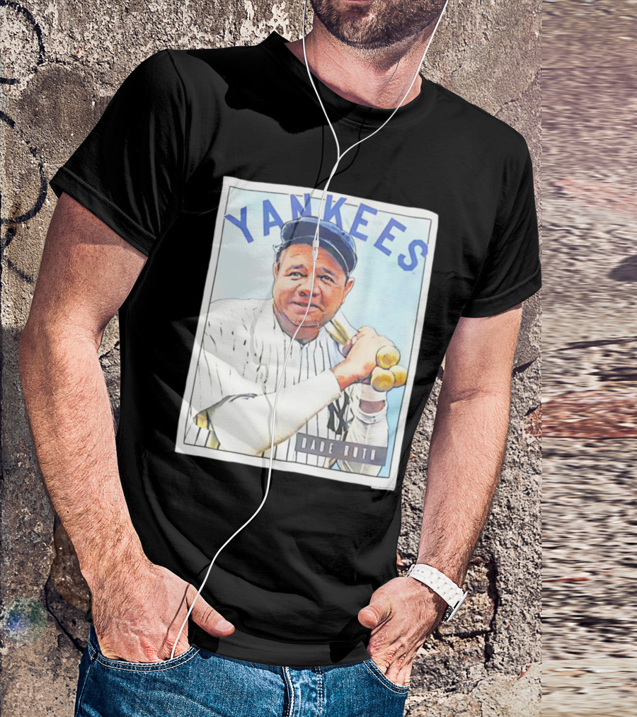 YANKEES Babe Ruth Baseball T-Shirt
