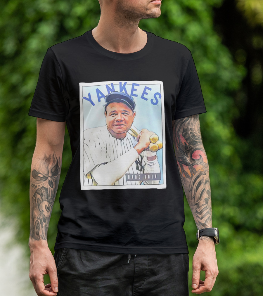 YANKEES Babe Ruth Baseball T-Shirt