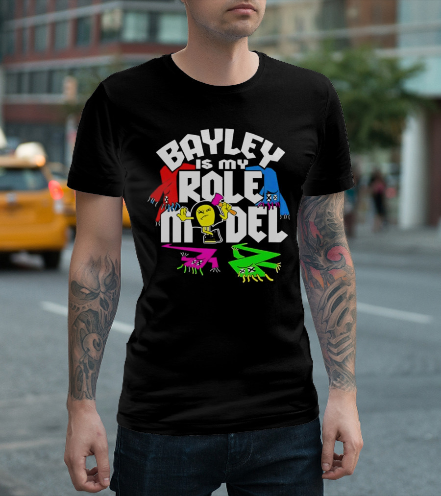 Bayley Is My Role Model Wacky Inflatable Tube Men T-Shirt
