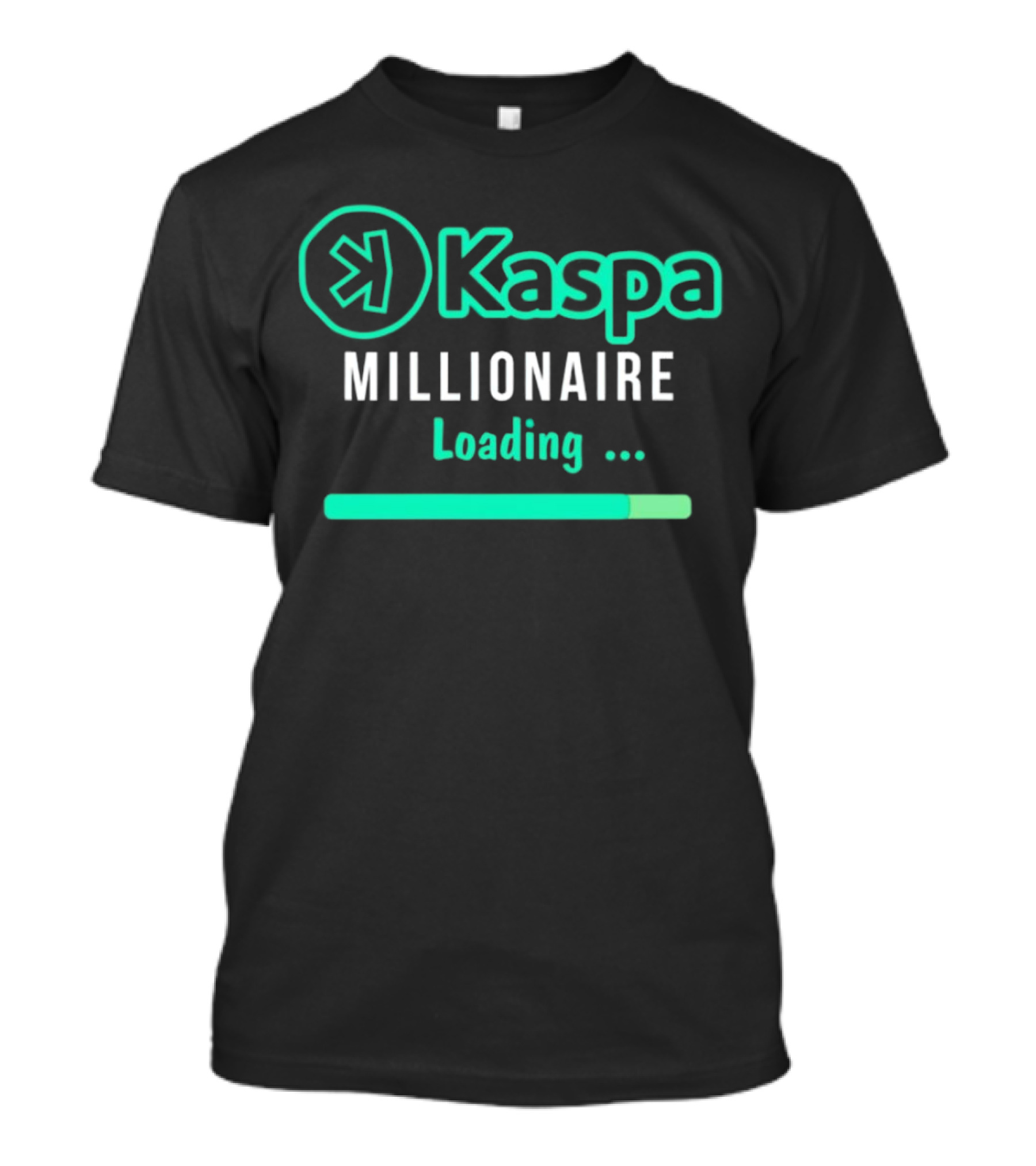 Kaspa Millionaire Loading Icon With Progress Bar T-Shirt