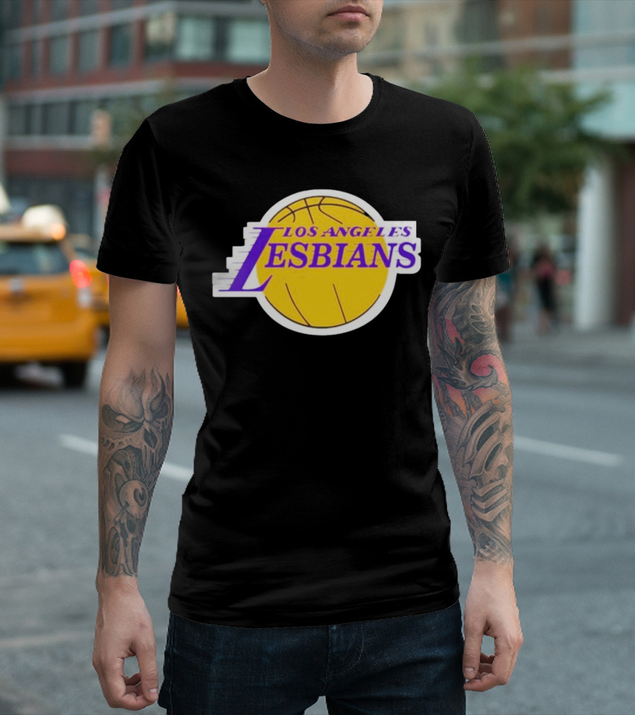 Los Angeles Lesbians Basketball T-Shirt