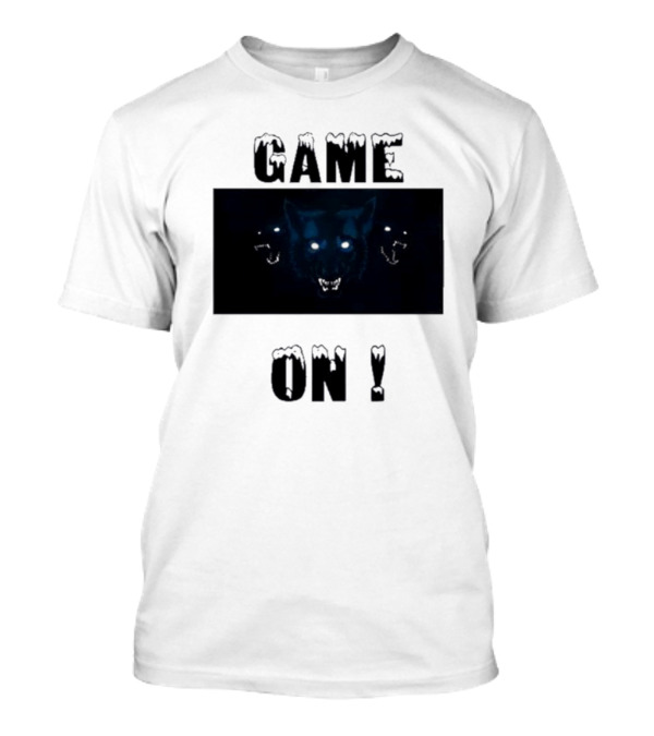 Wolvesden Game On Fierce Trio Wolf Face T-Shirt